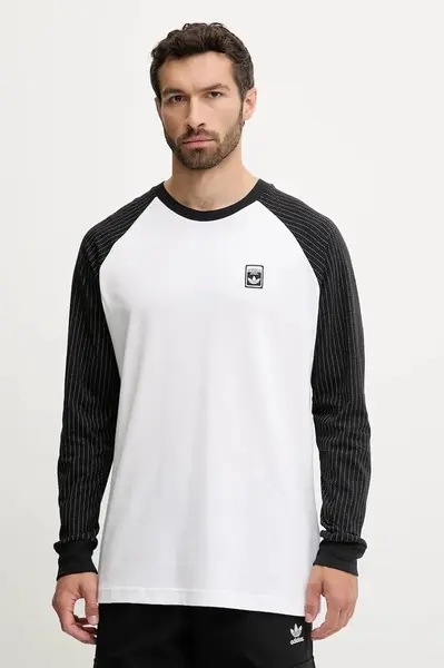 Bavlnené tričko s dlhým rukávom adidas Originals Graphic Lo Tee