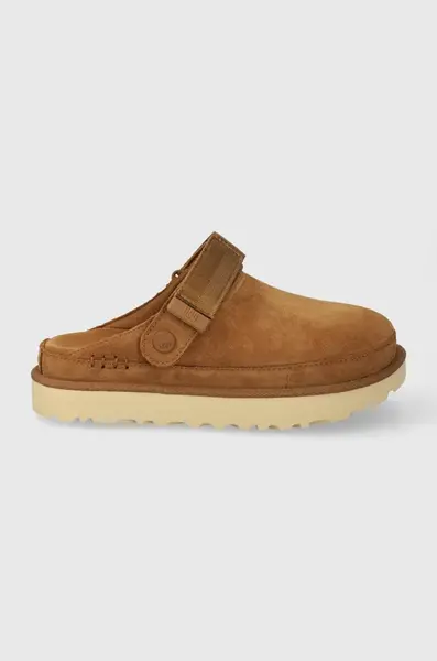Semišové papuče UGG Goldenstar Clog