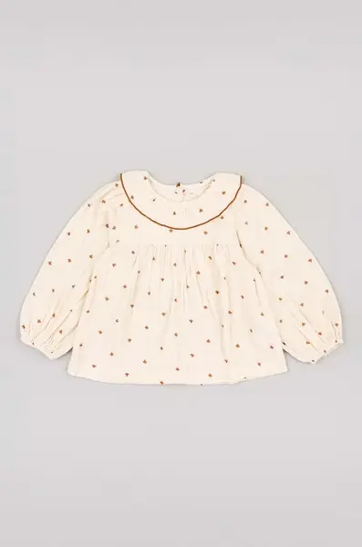 Detská bavlnená blúzka zippy