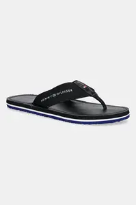 Šľapky Tommy Hilfiger HILFIGER LEATHER BEACH SANDAL