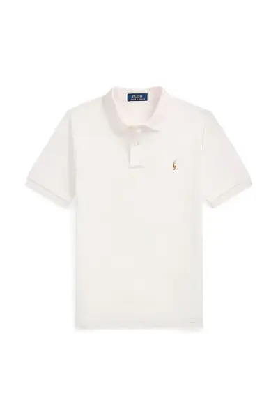 Detská bavlnená polokošeľa Polo Ralph Lauren