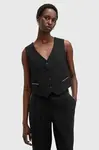 Vesta s prímesou vlny AllSaints ATLAS KRYS WAISTCOAT