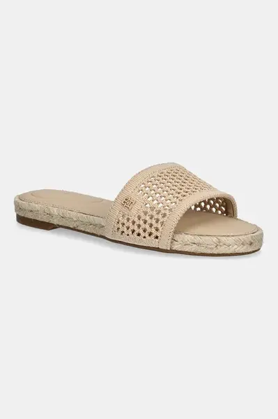 Šľapky Tommy Hilfiger KNIT MESH ESPADRILLE FLAT SANDAL