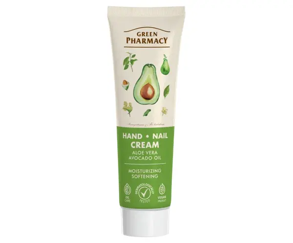 Krém na ruce a nehty s aloe vera a avokádovým olejem Green Pharmacy Hand And Nail Cream - 100 ml