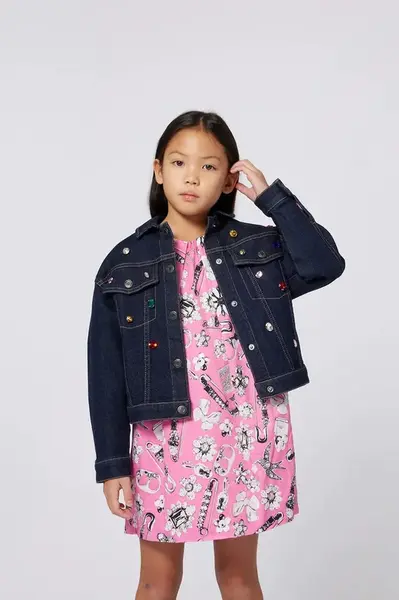 Detská rifľová bunda Marc Jacobs