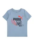 PUMA Tričko 'LITTLE RUNNERS'  svetlomodrá / červená / čierna