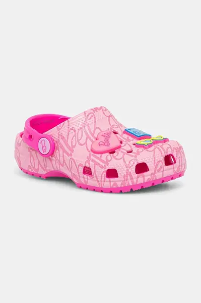 Dětské pantofle Crocs CROCS CLASSIC MATTEL PINK BARBIE CLOG