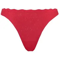 SLOGGI ZERO FEEL BLISS FESTIVE STRING Dámske nohavičky, červená, veľkosť