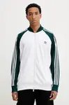 Mikina adidas Originals Sst TT pánská, bílá barva, vzorovaná, JY1293