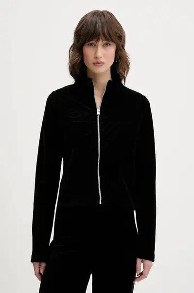 Velúrová mikina Hugo Blue Dessie_B