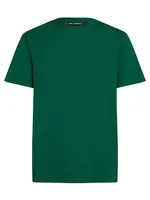 Karl Lagerfeld Tričko 'Kameo'  tmavozelená / biela