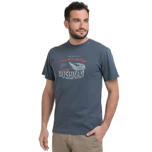 Bushman Pánské tričko Bafale, tmavě modrá XXXL