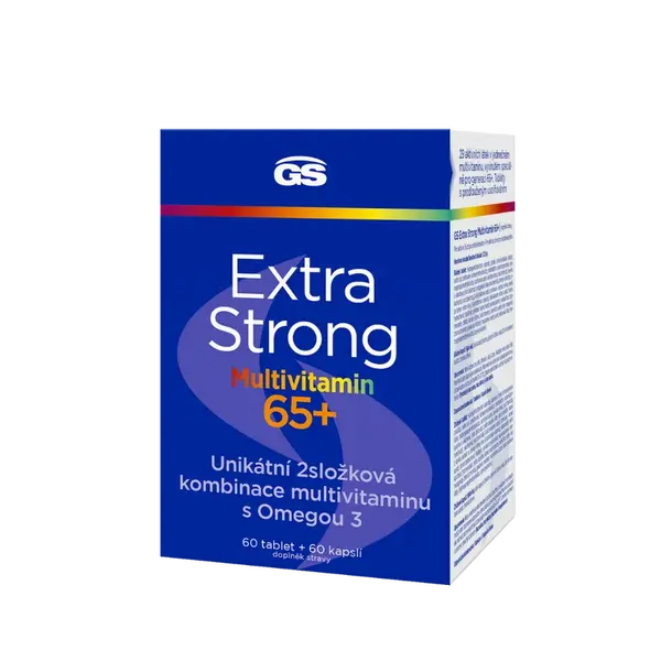 GS Extra Strong Multivitamin 65+,  60 tablet + 60 kapslí
