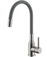 Alveus Mintas - Dřezová baterie s flexibilním ramenem, kartáčovaný nerez/šedá 1144430