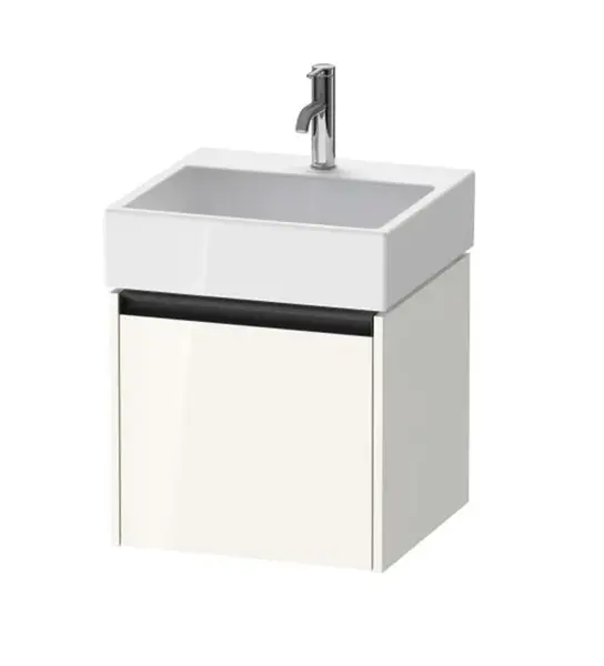 Duravit Ketho.2 - Umývadlová skrinka, 44x48x46 cm, 1 zásuvka, lesklá biela K25074022220000