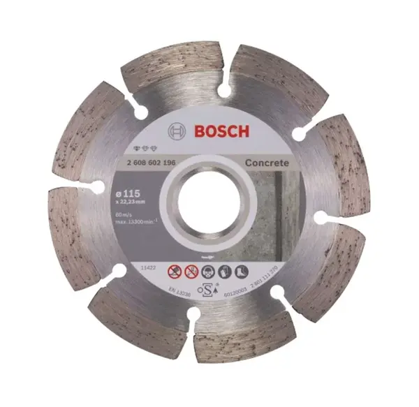 Bosch Příslušenství - Diamantový řezný kotouč na beton 115x22,23 mm 2608602196