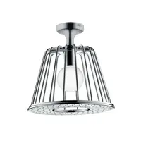 Axor LampShower - Horná sprcha 1jet s napojením od stropu a s dizajnom Nendo, chróm 26032000