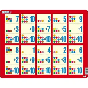 Puzzle Sčítání do 10  II.10 dílků