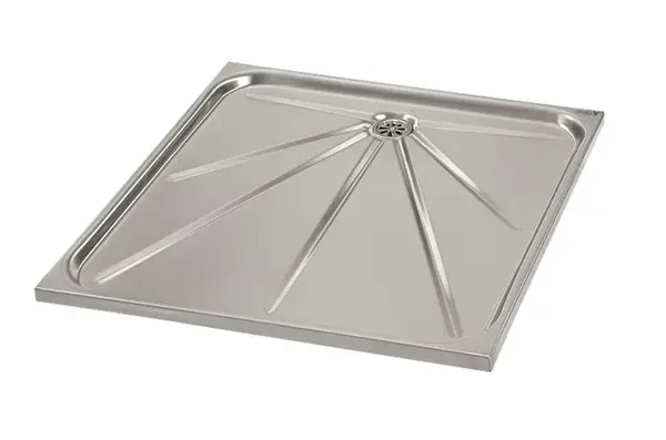 Sanela Sprchy z nehrdzavejúcej ocele - Sprchová vanička z nehrdzavejúcej ocele, 700x700 mm, antislip SLSN 06