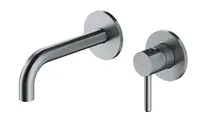 OMNIRES Y - Umývadlová batéria pod omietku, 2-otvorová inštalácia, s telesom, kefovaný nikel Y1215HNI