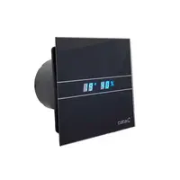 Sapho Cata E - Axiálny ventilátor E-100 GBTH, s automatom, čierna 00900602