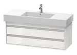Duravit Ketho - Umývadlová skrinka 48x120x46 cm, 2 zásuvky, lesklá biela KT664202222