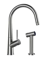 SCHOCK Conos - Dřezová baterie s výsuvnou sprškou, 2-otvorová instalace, nerez 528006EDM