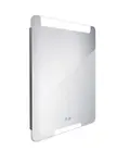 Nimco Zrcadla - Zrcadlo s LED osvětlením, 60x80 cm, dotykový senzor, hliník ZP 22002VX