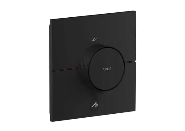 Axor ShowerSelect ID - Termostatická sprchová batéria pod omietku, HighFlow, matná čierna 36777670