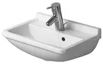 Duravit Starck 3 - Umývadielko, 45x32 cm, s prepadom, s otvorom na batériu, biela 0750450000