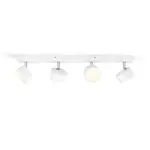 Philips Osvetlenie - Štvorbodové svietidlo, 2700 K, 22 W, biela 929003298901