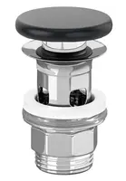 Villeroy & Boch - Umyvadlová výpusť, ClickClack, Pure Black 681700R7