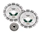 Metabo - Súprava diamantových rezných kotúčov na stavebné materiály 115x22,23 mm, 2 ks 628581000