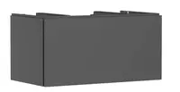 Hansgrohe Xilesa E - Umývadlová skrinka, 50x98x55 cm, 1 zásuvka, matná sivá 54266760