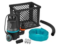 Gardena - Kalové ponorné čerpadlo 9000, s odvodňovacou súpravou, 300 W 9041-20