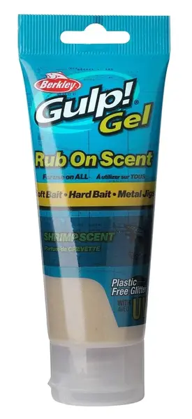 Berkley powerbait gulp! gel 80 ml - shrimp white gold flake