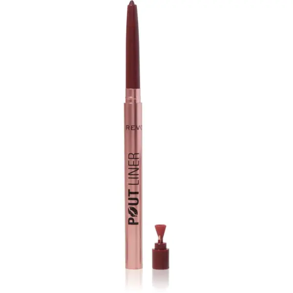 Revolution Pout Liner tužka na rty pro zvětšení objemu odstín Cookie Warm Brown 0.2 g