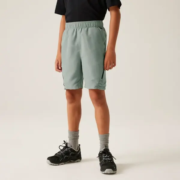 Dětské kraťasy regatta sorcer iii světle zelená 110-116