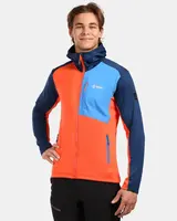 Pánská fleecová mikina kilpi sevelen-m oranžová xxl