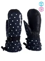 Dámské rukavice meatfly manson černá/puntíky l
