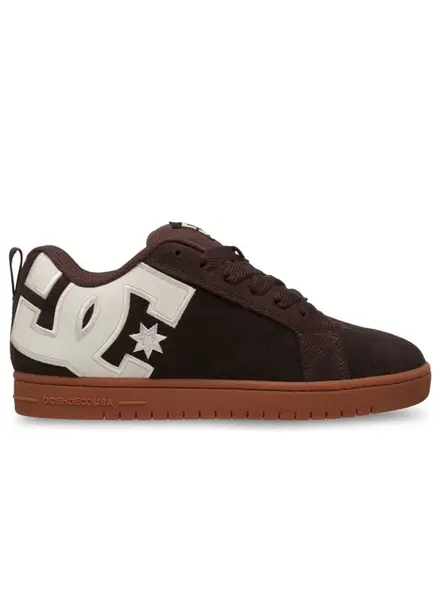 Dc shoes pánské boty Court Graffik Brown / Gum | Hnědá | Velikost 9,5 US