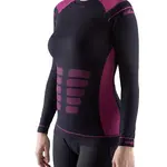 Dámské termo tričko viking alisa černá/růžová s