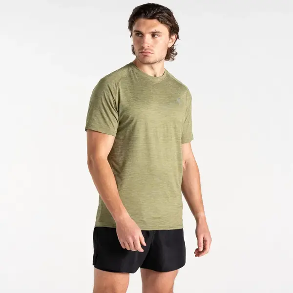 Pánské funkční tričko dare2b persist zelená xxl