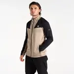 Pánská funkční mikina dare2b substratum iii černá/béžová xxl