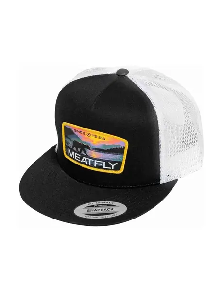 Meatfly kšiltovka Thunderbolt Trucker Yellow Alaska / Black | Černá | Velikost One Size