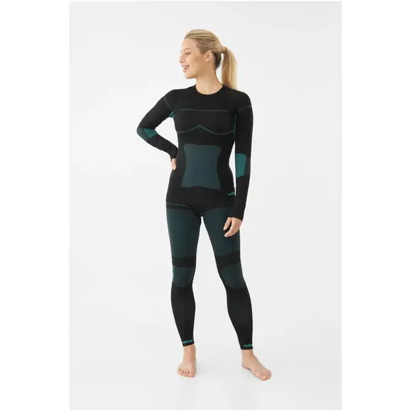 Dámské funkční prádlo viking ilsa (set) černá/tyrkysová xxl