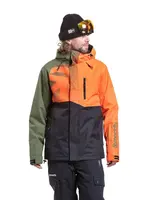 Meatfly pánská SNB & SKI bunda Shader Orange / Bronze Green | Černá | Velikost L