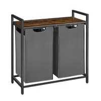 MID.YOU KOŠ NA PRÁDLO, hnědá, šedá, černá