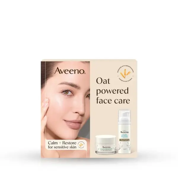 Darčeková sada Aveeno® Calm+Restore™ - pleťová starostlivosť na suchú a citlivú pokožku
