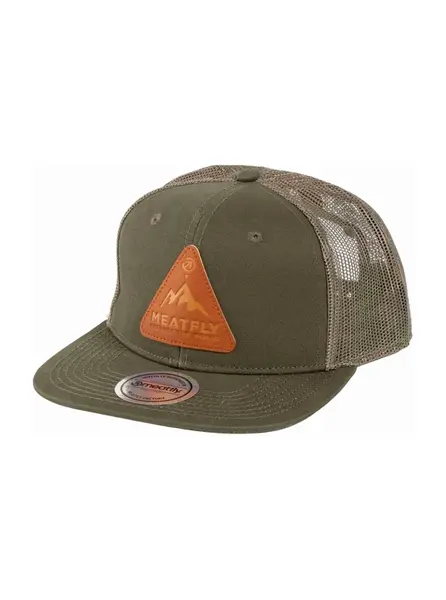 Meatfly kšiltovka Thunderbolt Trucker Olive Peak | Zelená | Velikost One Size